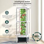 🌱 SJZX 70-Hole Smart Hydroponic Tower Garden