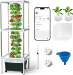🌱 SJZX 70-Hole Smart Hydroponic Tower Garden